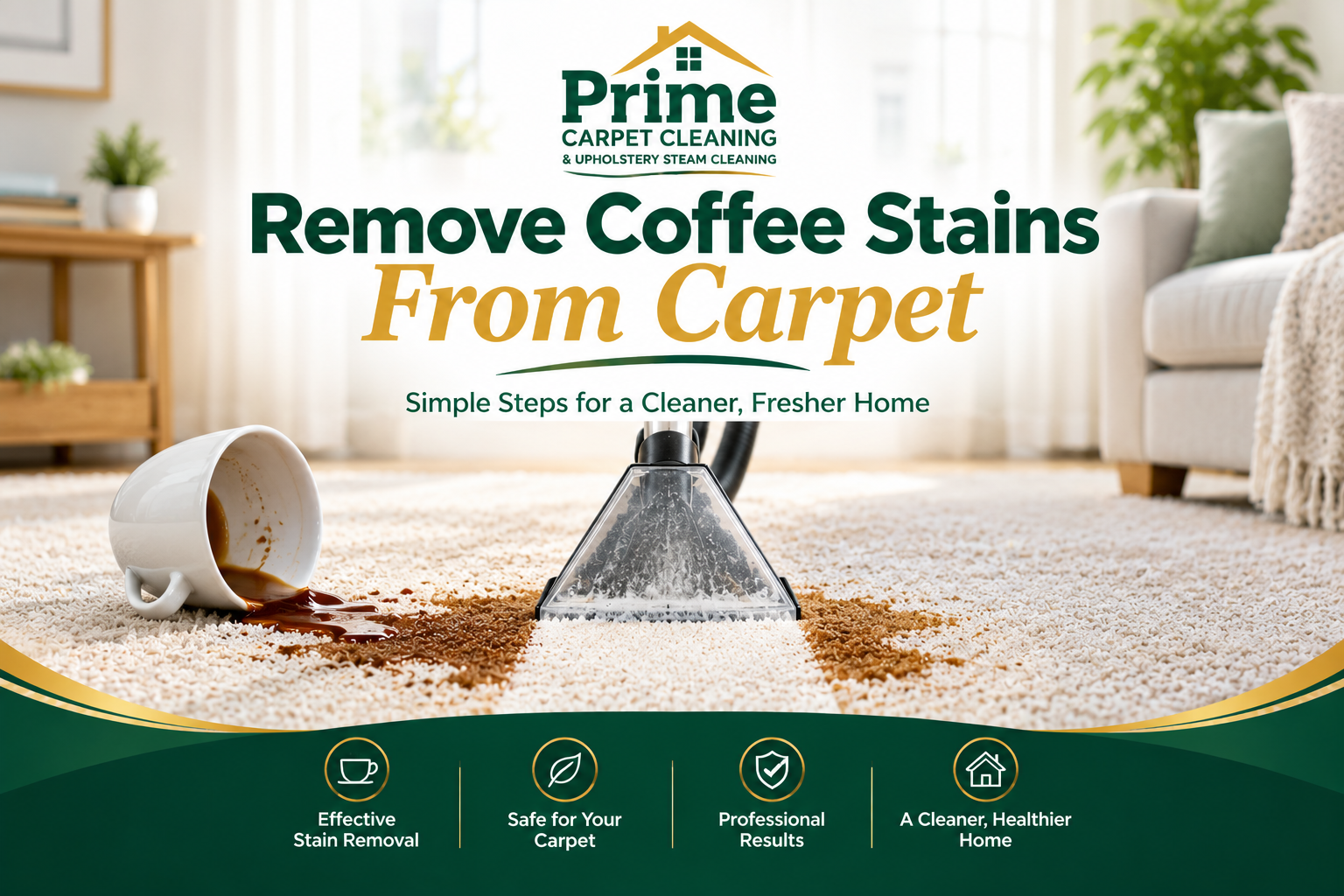 How to Remove Coffee Stains From Carpet: A Simple Step-by-Step Guide