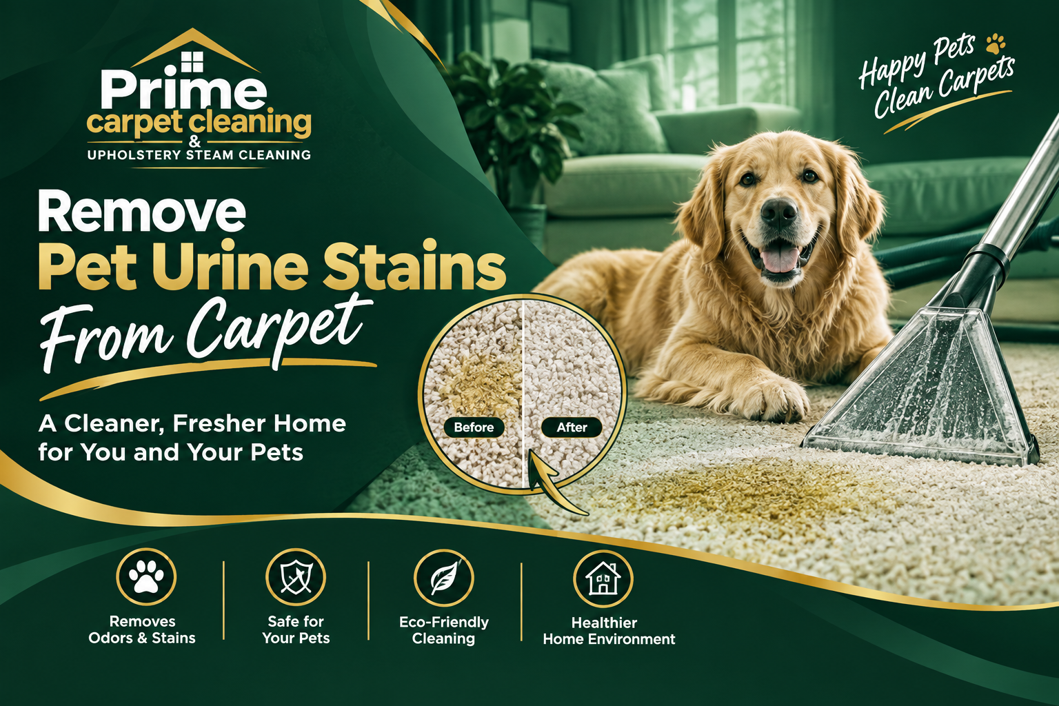 How to Remove Pet Urine Stains From Carpet: A Step-by-Step Guide